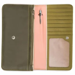 Mywalit Damengeldbörsen Querformat<Geldbörse Leder 17 cm sangria multi