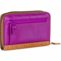 Mywalit Geldbörse Leder 14 cm tan