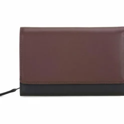 Mywalit Damengeldbörsen Querformat<Geldbörse Leder 15 cm cacao