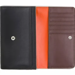 Mywalit Damengeldbörsen Querformat<Geldbörse Leder 15 cm cacao