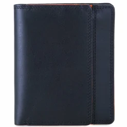 Best Mywalit Geldbörse Leder 10 cm black-orange