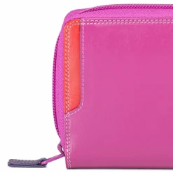 Mywalit Damengeldbörsen Querformat<Geldbörse RFID Schutz Leder 20 cm sangria multi