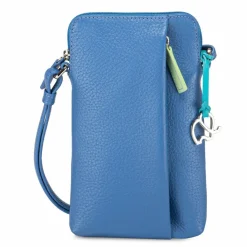 Outlet Mywalit Handytasche Leder 12 cm pitch blue