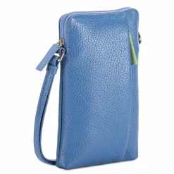 Outlet Mywalit Handytasche Leder 12 cm pitch blue