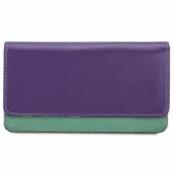 New Mywalit Medium Matinee Wallet Geldbörse Leder 17 cm orchid