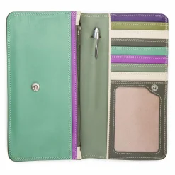 New Mywalit Medium Matinee Wallet Geldbörse Leder 17 cm orchid