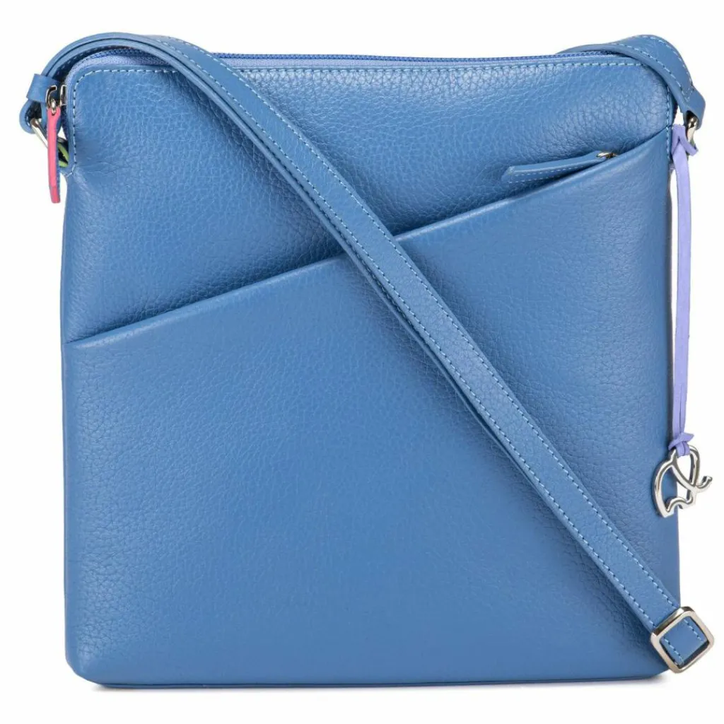 Mywalit Umhängetaschen<Milano Umhängetasche Leder 24 cm pitch blue