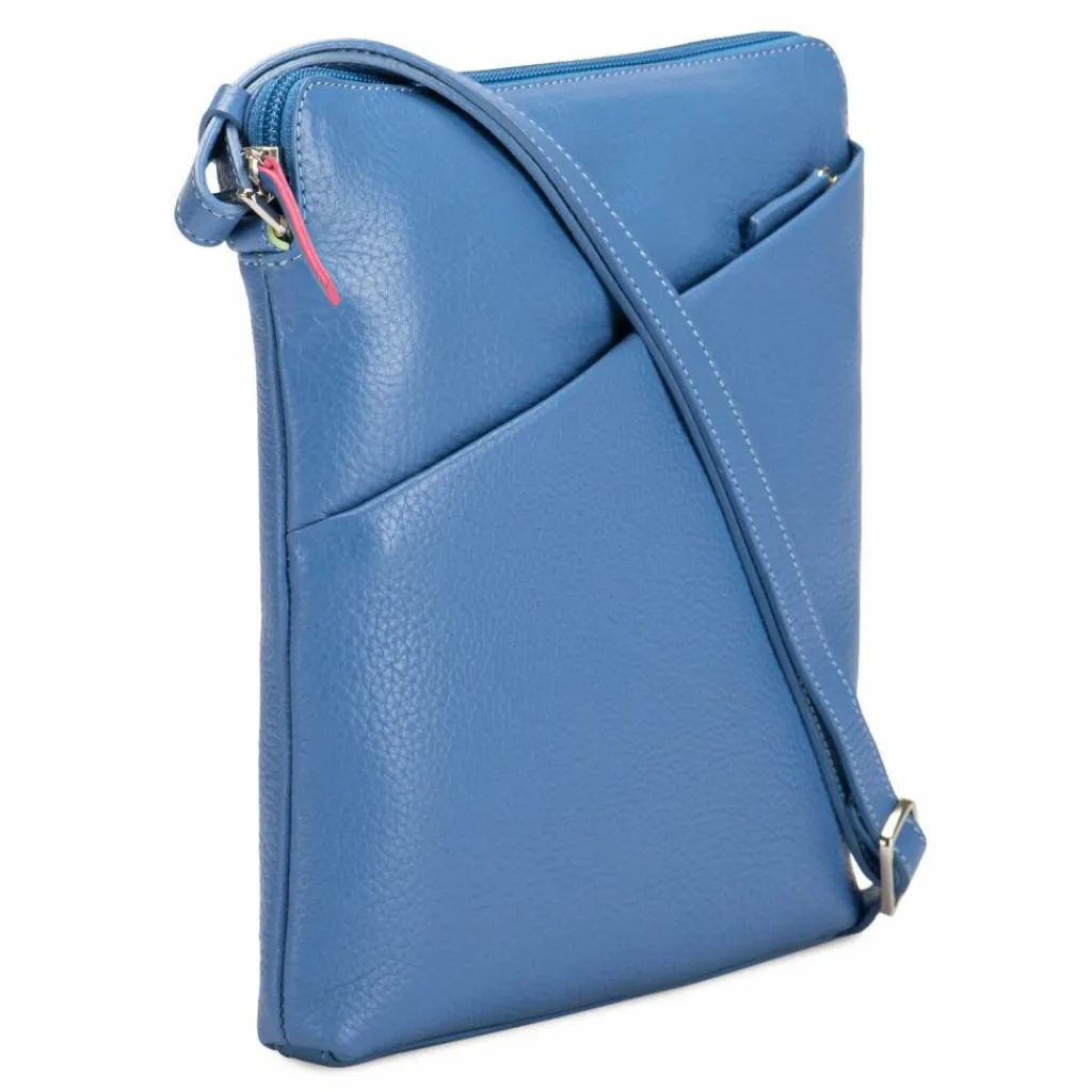 Mywalit Umhängetaschen<Milano Umhängetasche Leder 24 cm pitch blue