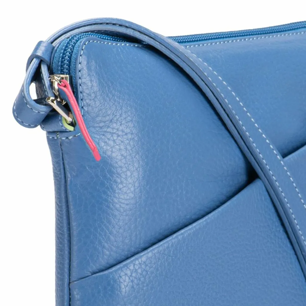 Mywalit Umhängetaschen<Milano Umhängetasche Leder 24 cm pitch blue
