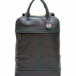 New Mywalit Rucksack Leder 40 cm Laptopfach black/pace