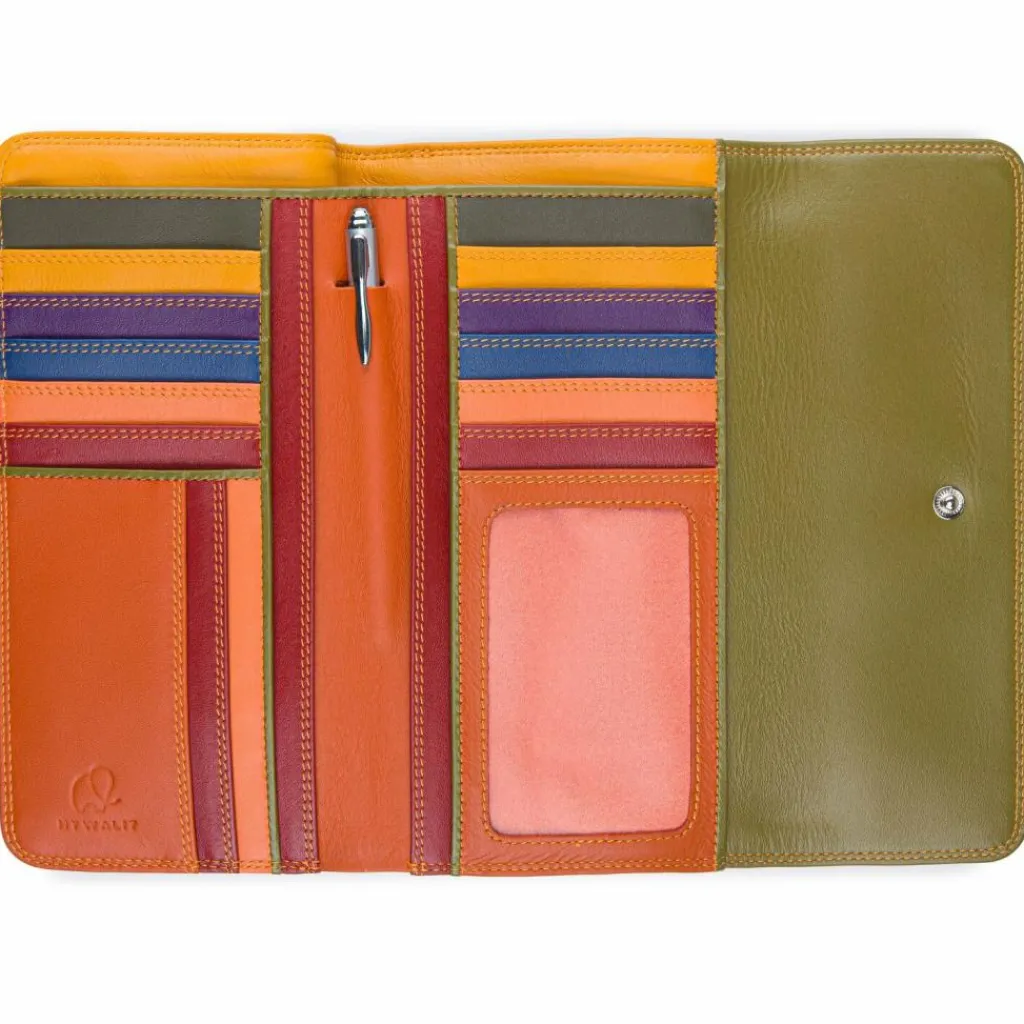 Online Mywalit Tri-fold Zip Wallet Geldbörse Leder 17 cm lucca