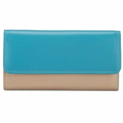 Damen Mywalit Tri-fold Zip Wallet Geldbörse Leder 17 cm