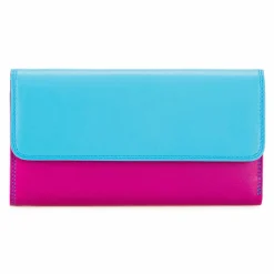 Damen Mywalit Tri-fold Zip Wallet Geldbörse Leder 17 cm