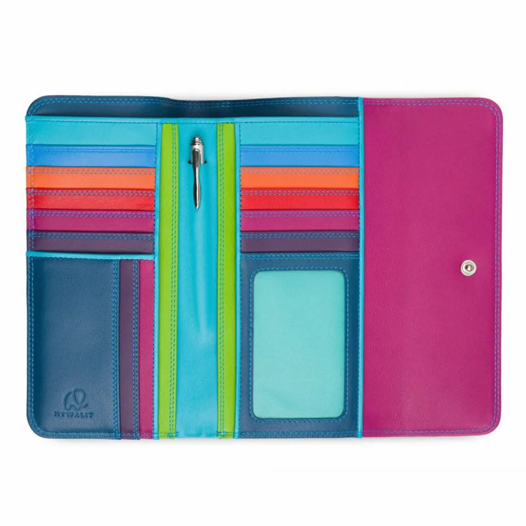 Damen Mywalit Tri-fold Zip Wallet Geldbörse Leder 17 cm