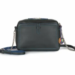 Mywalit Umhängetaschen<Umhängetasche Leder 23 cm black-pace