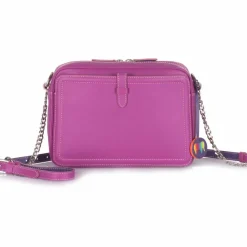 Hot Mywalit Umhängetasche Leder 23 cm sangria multi