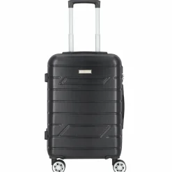 Nowi Hartgepäck Kabinengepäck|4-Rollen Kabinentrolleys<Bergamo 4 Rollen Kabinentrolley 56 cm schwarz