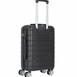 Nowi Hartgepäck Kabinengepäck|4-Rollen Kabinentrolleys<Bergamo 4 Rollen Kabinentrolley 56 cm schwarz