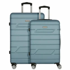 Hot Nowi Bergamo 4 Rollen Kofferset 2-teilig türkis