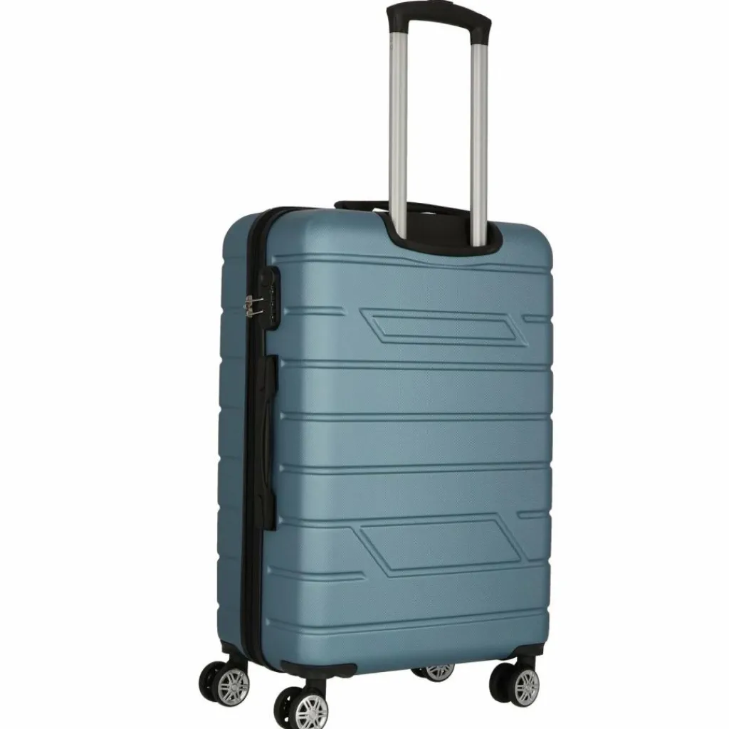 Hot Nowi Bergamo 4 Rollen Kofferset 2-teilig türkis