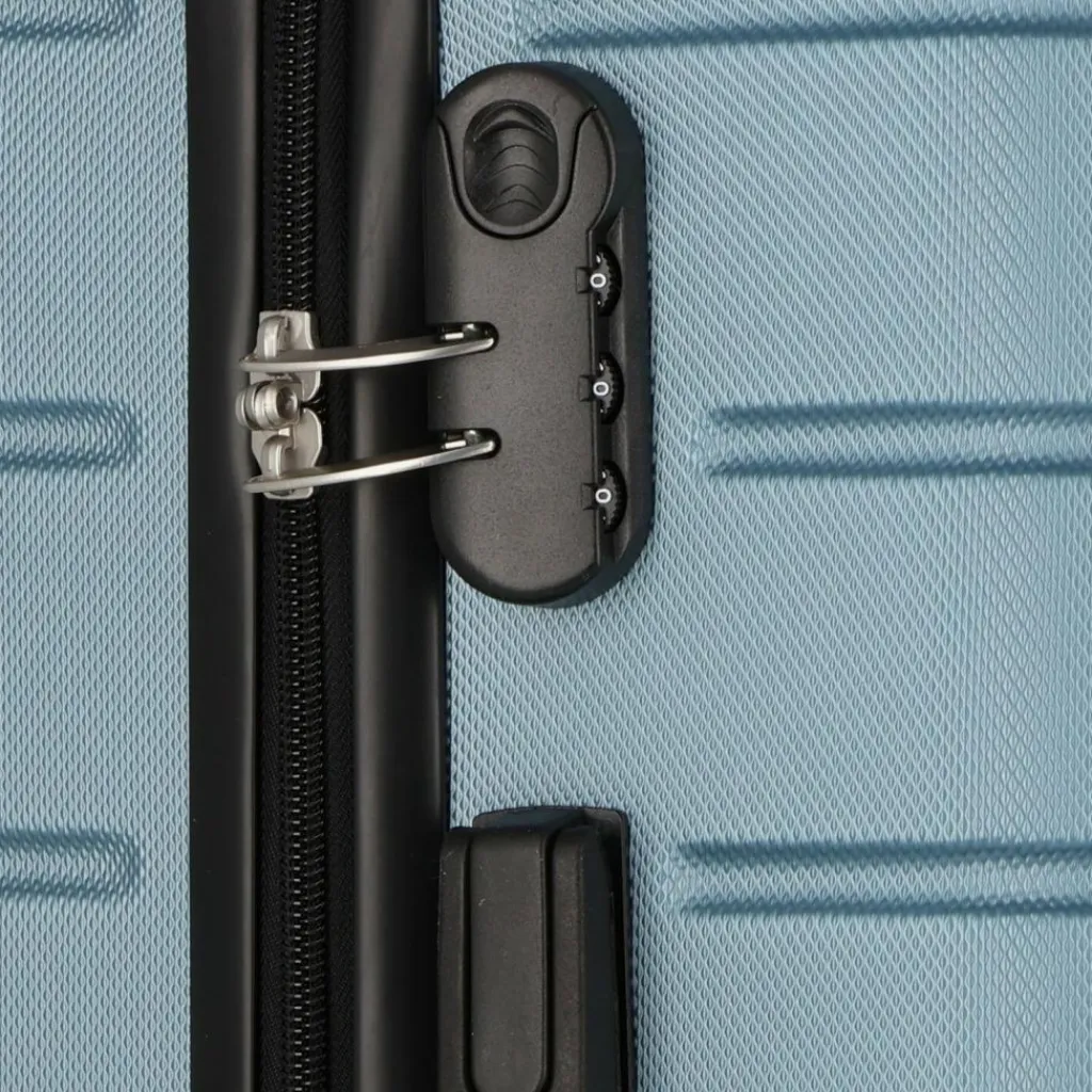 Hot Nowi Bergamo 4 Rollen Kofferset 2-teilig türkis