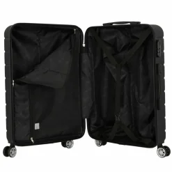 Sale Nowi Bergamo 4 Rollen Kofferset 2-teilig schwarz
