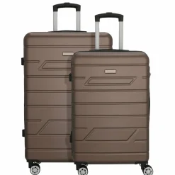 Nowi Bergamo 4 Rollen Kofferset 2-teilig