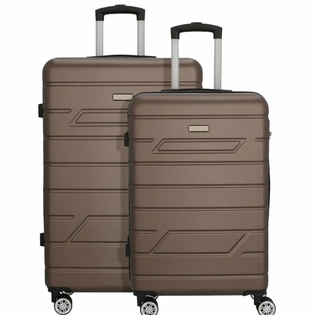 Nowi Bergamo 4 Rollen Kofferset 2-teilig