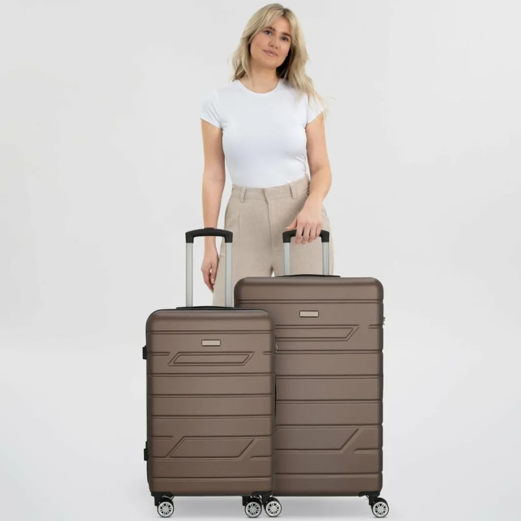 Nowi Bergamo 4 Rollen Kofferset 2-teilig