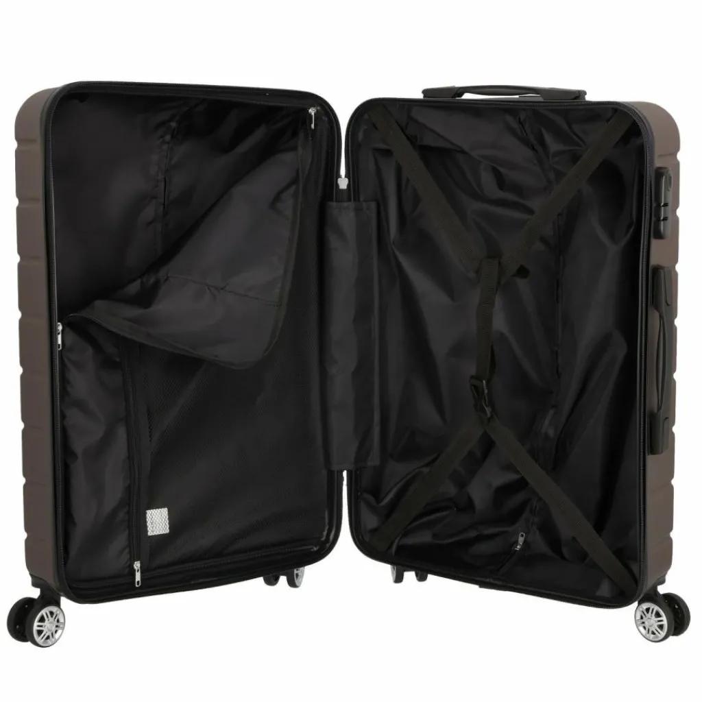 Nowi Bergamo 4 Rollen Kofferset 2-teilig