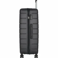 Nowi Hartgepäck|4-Rollen Koffer<Bergamo 4 Rollen Trolley 75 cm schwarz