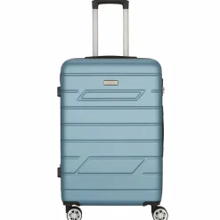 Nowi Bergamo 4 Rollen Trolley 65 cm türkis