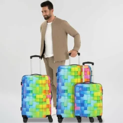 Online Nowi Santa Cruz 4 Rollen Kofferset 3-teilig bunt