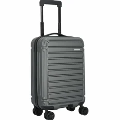 Nowi Vancouver 4-Rollen Kabinentrolley 55 cm mit Doppelrollen anthrazit