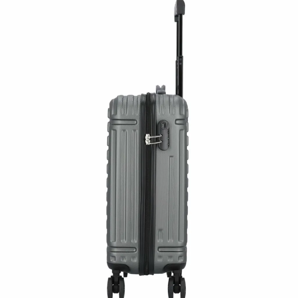 Nowi Vancouver 4-Rollen Kabinentrolley 55 cm mit Doppelrollen anthrazit