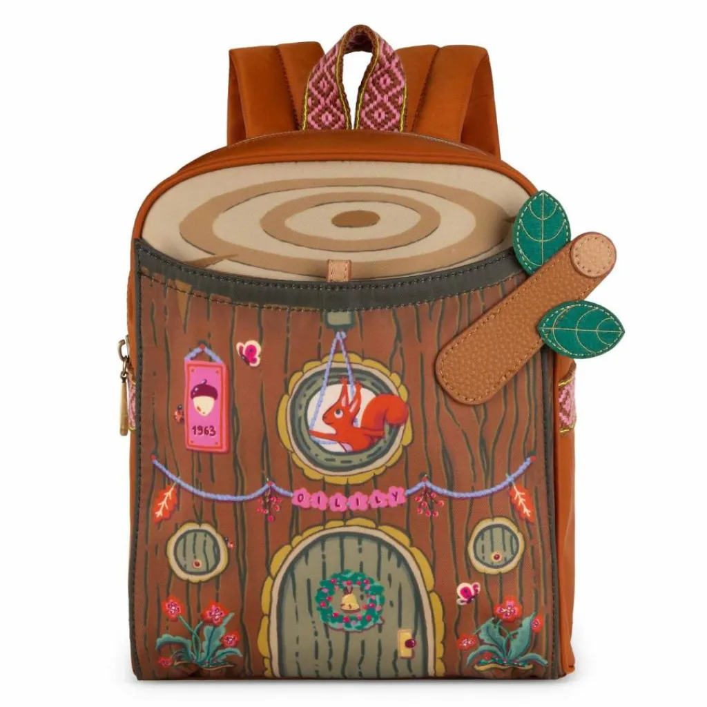 Oilily City Rucksäcke<Maddy Treehouse City Rucksack 25 cm leather brown