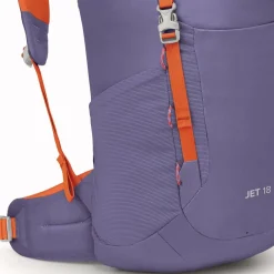 Outlet Osprey Jet 18 Wanderrucksack 46 cm euphoria purple-mars orange