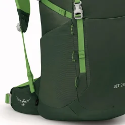 Hot Osprey Jet 28 Wanderrucksack 55 cm green canopy-limeline green