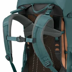 Outlet Osprey Renn 50 Trekkingrucksack 70 cm cascade blue-melon orange