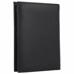 Hot oxmox Leather Geldbörse RFID Schutz Leder 9.5 cm black