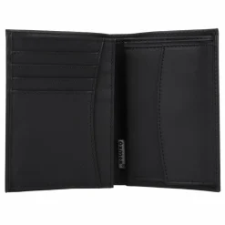 Hot oxmox Leather Geldbörse RFID Schutz Leder 9.5 cm black