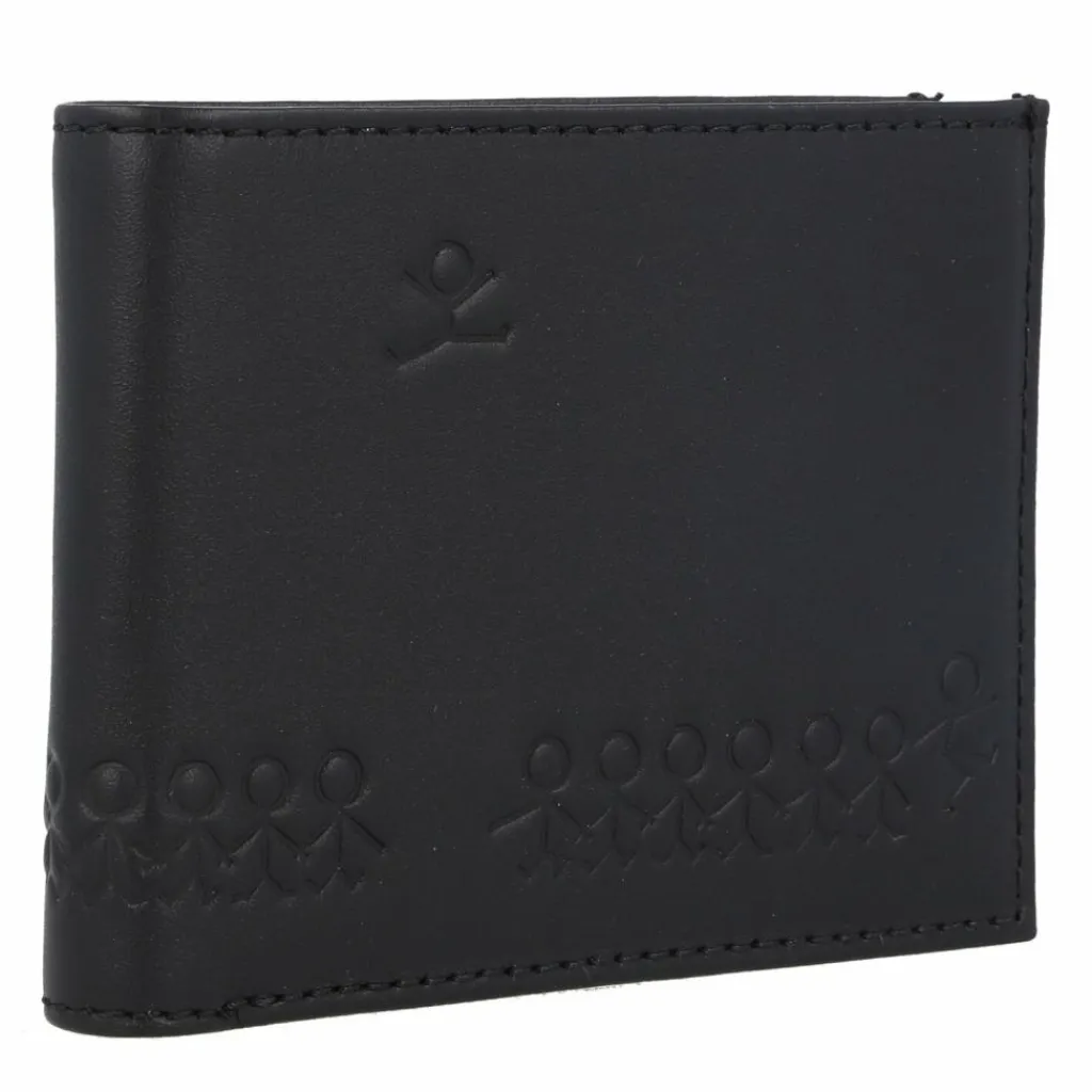 Best oxmox Leather Geldbörse RFID Schutz Leder 10.5 cm jumping jack