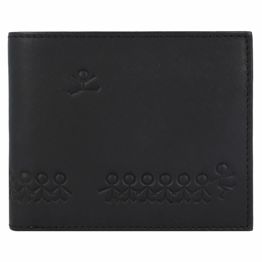 New oxmox Leather Geldbörse RFID Schutz Leder 12 cm jumping jack