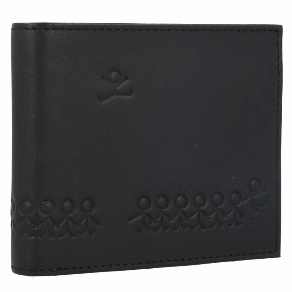 New oxmox Leather Geldbörse RFID Schutz Leder 12 cm jumping jack