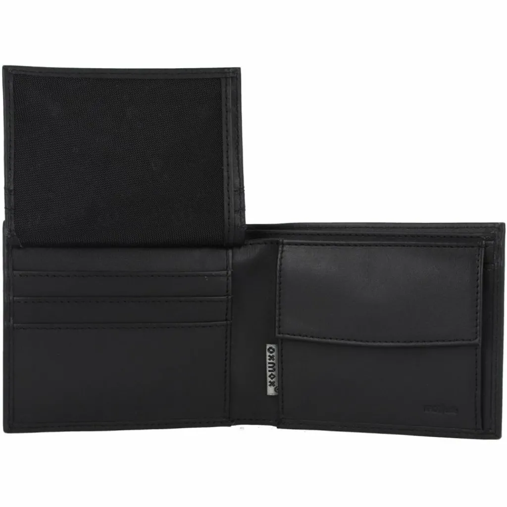 New oxmox Leather Geldbörse RFID Schutz Leder 12 cm jumping jack