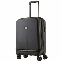 Pack Easy Hartgepäck Kabinengepäck|4-Rollen Kabinentrolleys<B-Solutions 4 Rollen Kabinentrolley S 55 cm Laptopfach schwarz
