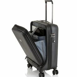 Pack Easy Hartgepäck Kabinengepäck|4-Rollen Kabinentrolleys<B-Solutions 4 Rollen Kabinentrolley S 55 cm Laptopfach schwarz