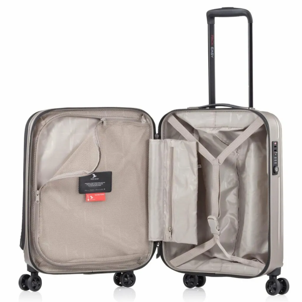 Pack Easy B-Solutions 4 Rollen Kabinentrolley S 55 cm Laptopfach