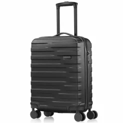 Pack Easy Hartgepäck Kabinengepäck|4-Rollen Kabinentrolleys<Clipper by Kosmo 4 Rollen Kabinentrolley 55 cm schwarz