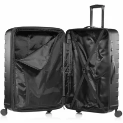 Online Pack Easy Clipper by Kosmo 4 Rollen Trolley 75 cm mit Dehnfalte schwarz
